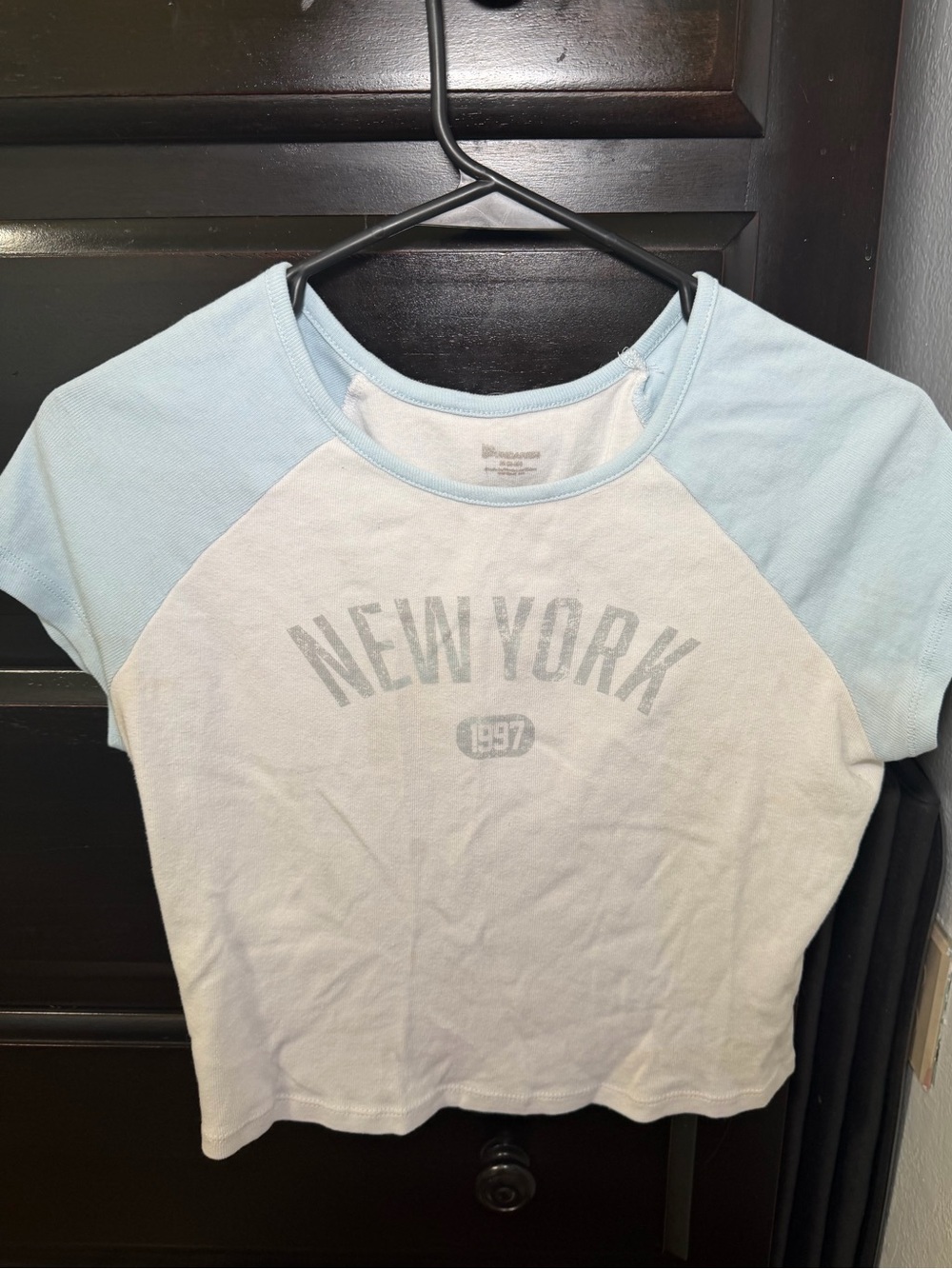 No Boundaries Graphic New York 1997 Baby Tee Size M